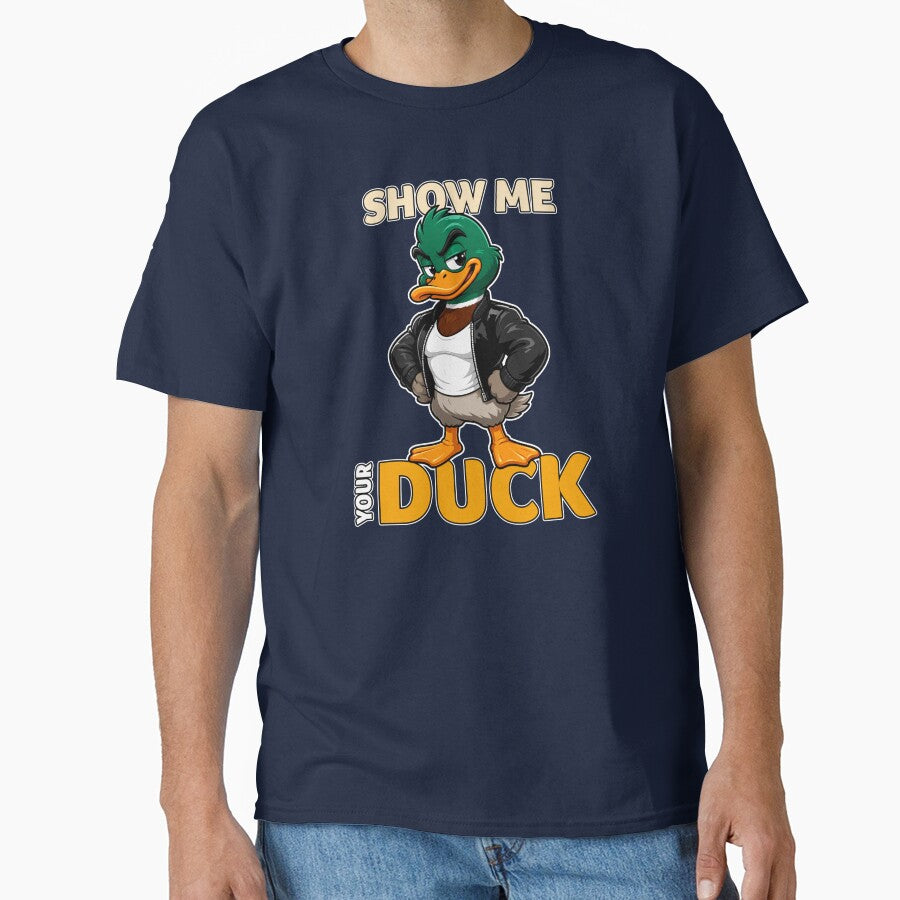 Show Me Your Duck Funny Mallard Pun by Karma Design
