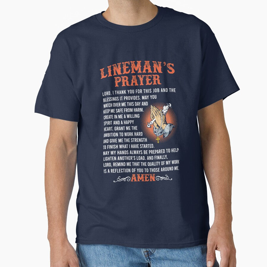 Lineman’S Prayer Amen by Linenist