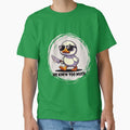 Grim Reaper Duck: 'He Knew Too Much' - Dark and Funny Duck Design by Ali Doodles