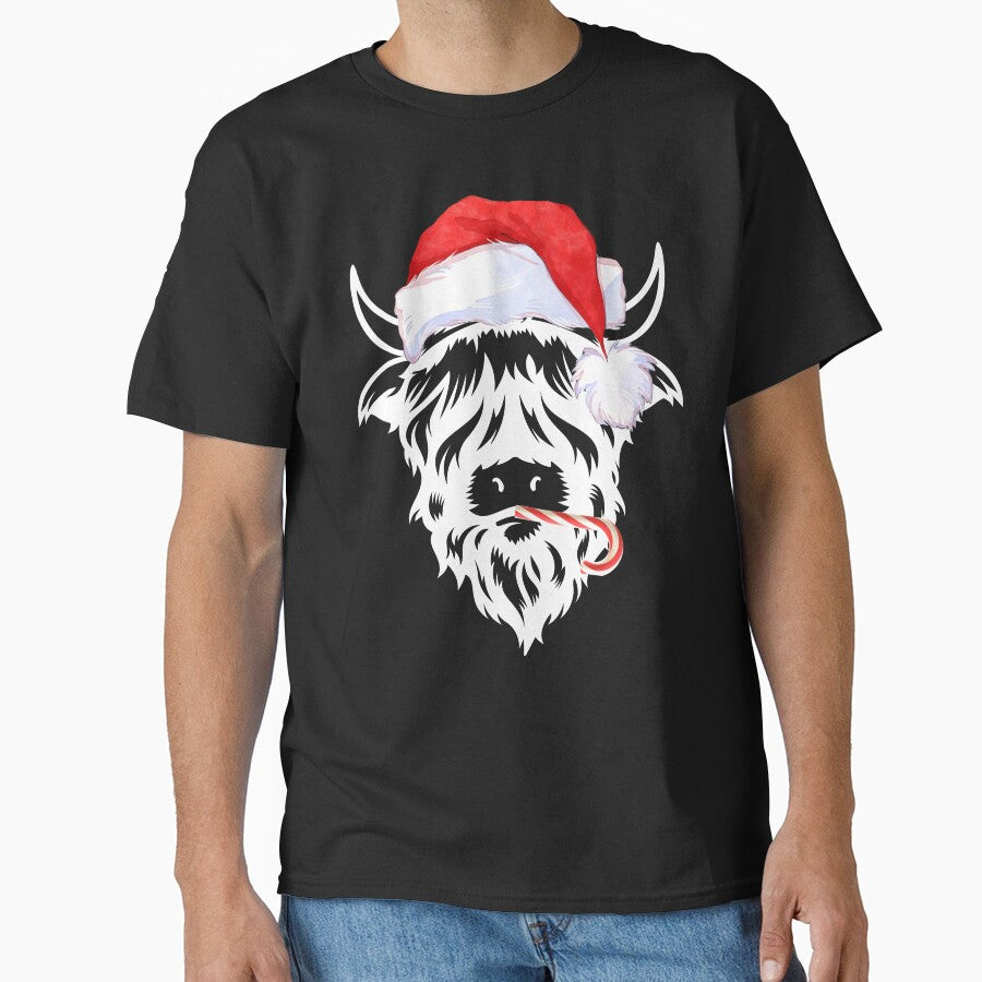Christmas highland cow merry christmas happy holidays, Highland cow and Merry Christmas, Christmas with cute Highland Cow by Dabbing Turtle Designs