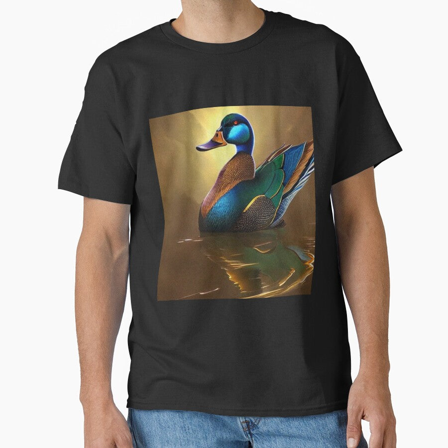 "duck pathetic "cute oil panting of a duck by Obinne