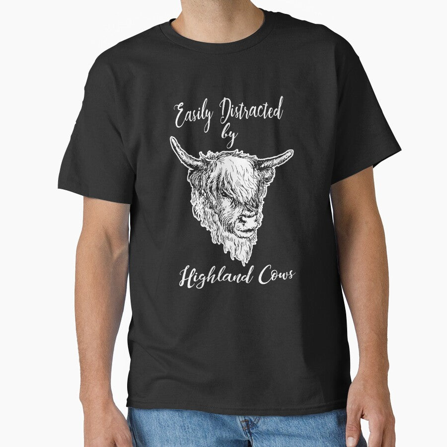Scottish Highland Cow Messy Hair Spirit Baby Cow by DSWShirts