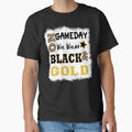 On Gameday Football We Wear Gold And Black Leopard by wtfbba