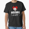 Baseball Sister T Shirt Funny Gifts for Sister by chihai