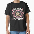 Just a Girl Who Loves Capybaras T-Shirt - Cute and Fun Capybara Lover's Tee by julimarks