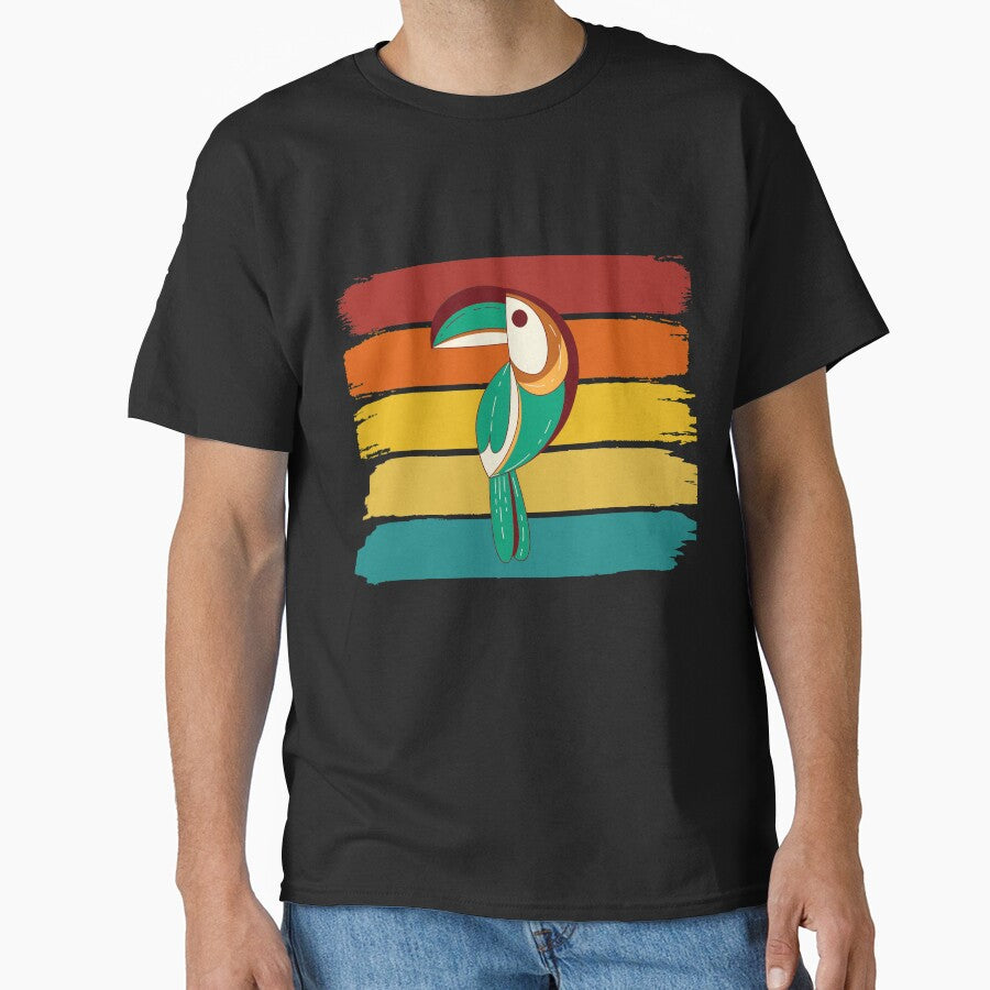Parrot Watching You T-shirt by devonnen