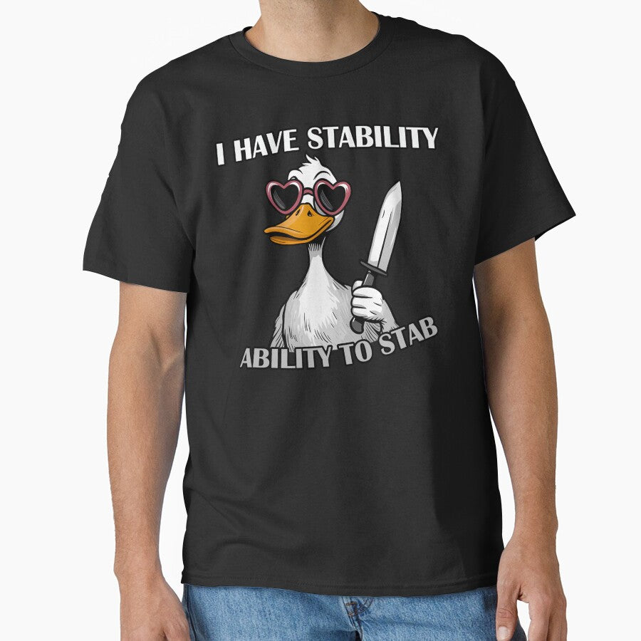 I Have Stabbing Ability To Stab – Funny Duck Meme by EnchantedOwl