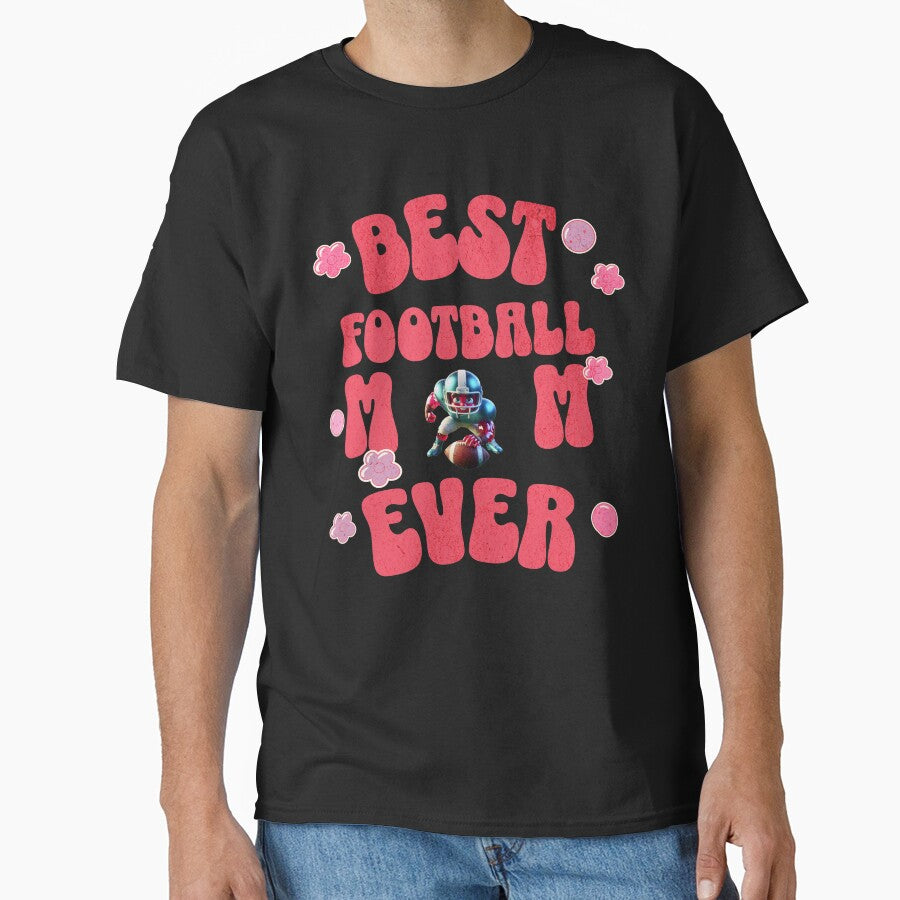 Cool best football mom ever design makes nice gifts. by MCanderart