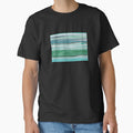 Ocean Abstract Horizontal Stripes Beachy Vibes Beach House Décor Art 4 of 20 by Beachy