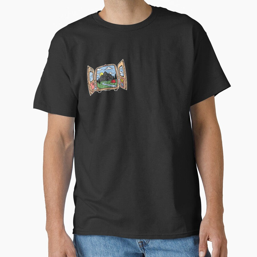 Van Life T Shirt - Mountain Nature Road Trip T-Shirt - Camping Shirt for Camper RV - Nature Lover Apparel - Nomad Shirt by CatchUriDesigns