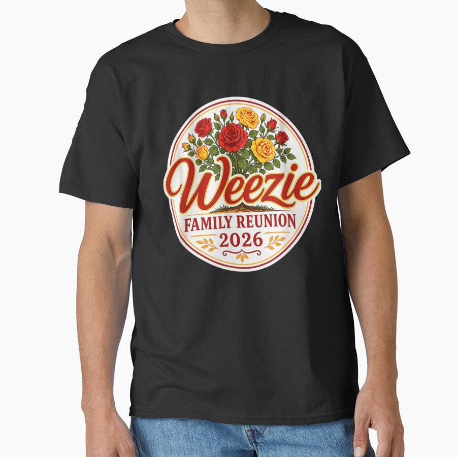 Weezie Family Reunion Red and Yellow Roses Floral Celebration Commemorative Design by StanaLuis
