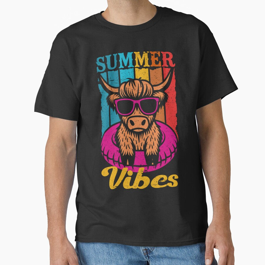 Highland Cow Summer Vibes by legendaryskins
