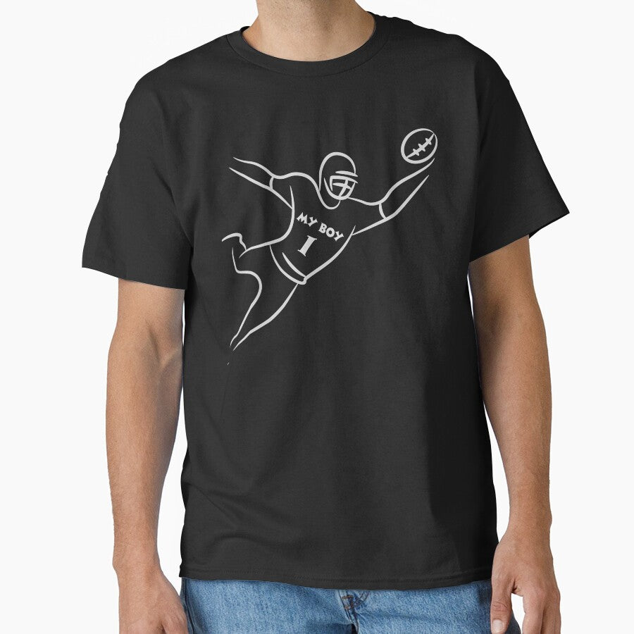 'My Boy' Football Mom's Tshirt And Accessories by TrinitiWorks