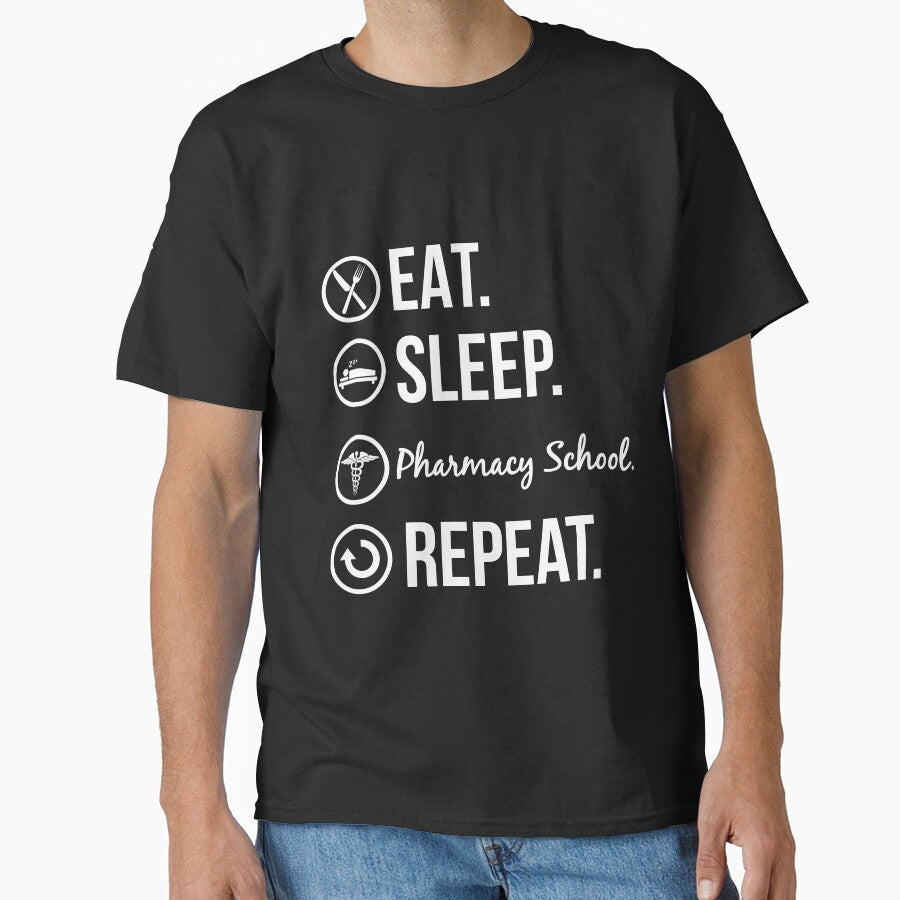 Eat Sleep Pharmacy School Repeat by Luna1Shop