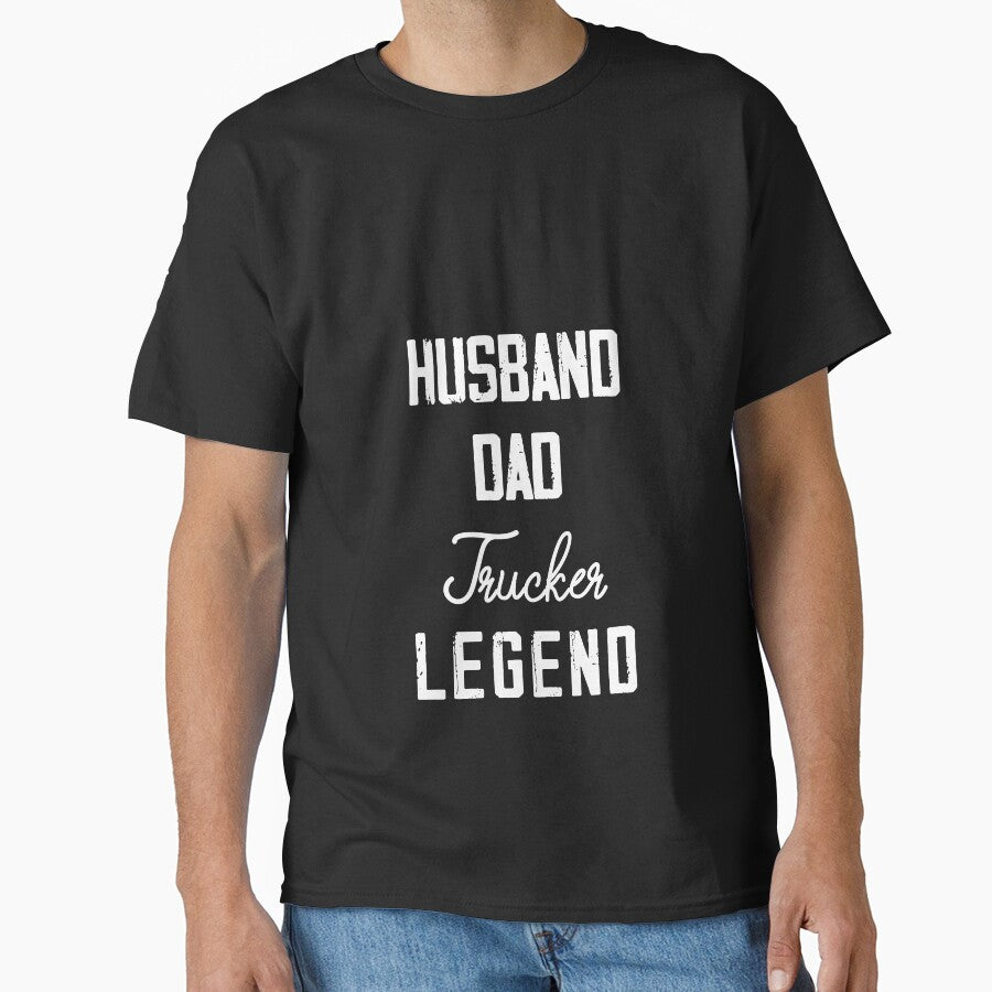 Husband Dad Trucker Legend for Trucking lovers by Rima-Store-19