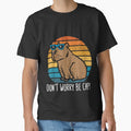 Dont Worry Be Capy Capybara Retro Men Boys Kids Youth Women Art for Men Women Kids , Capybara Gift Lover by DZIRI NAJAT