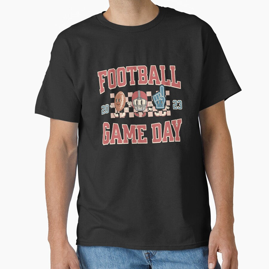 Football Game Day Season Retro by onthemovedesign