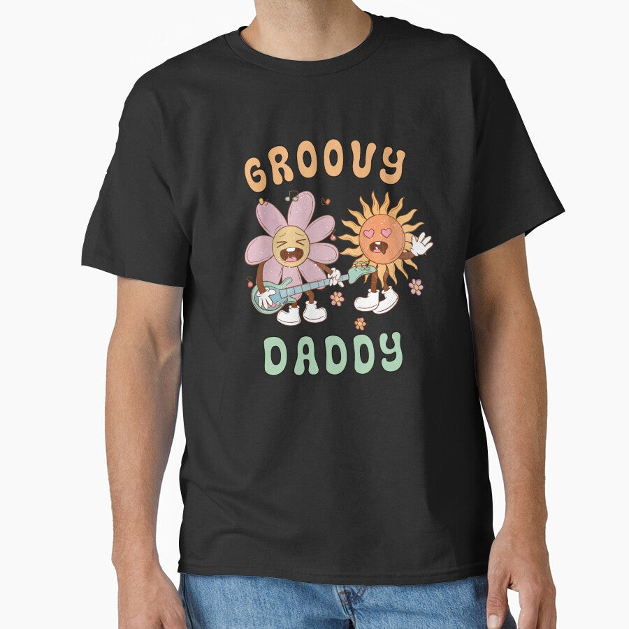 Groovy Daddy retro 70's Dad by onthemovedesign
