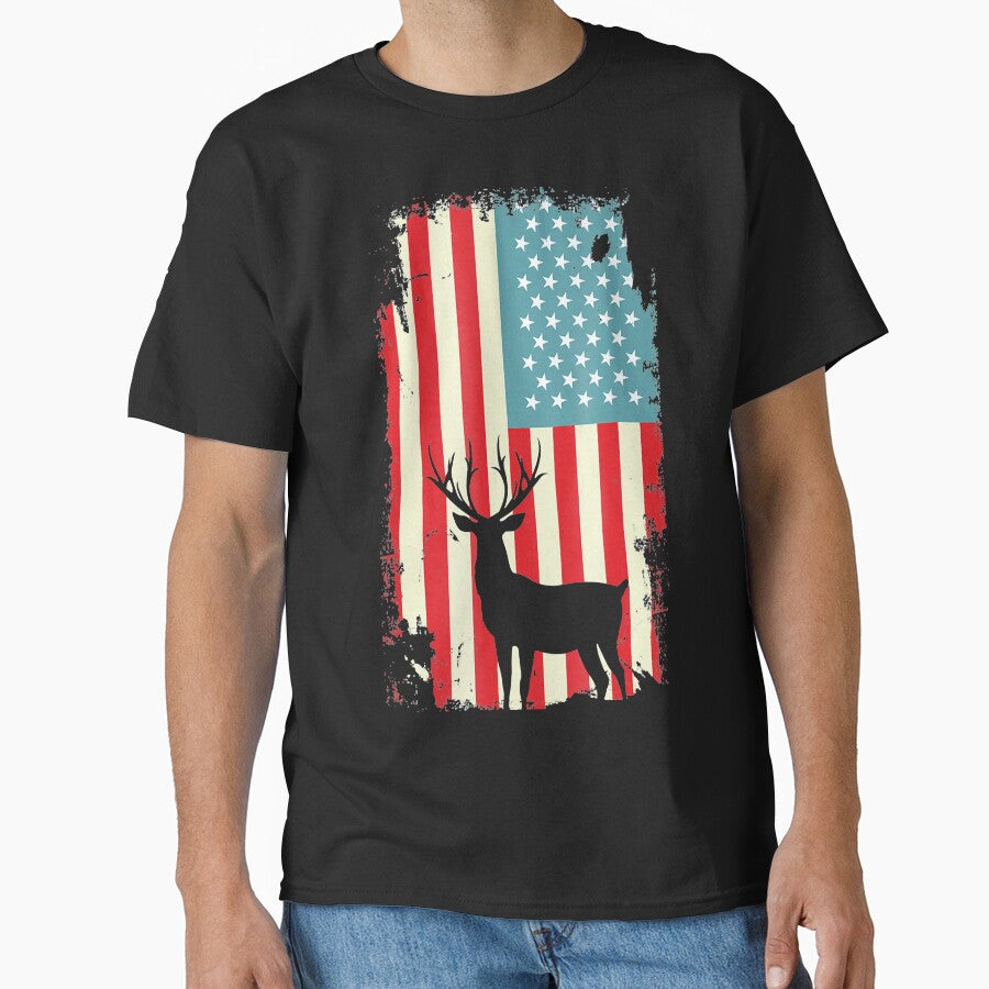 American Deer Hunter Patriotic by SuzyTanner