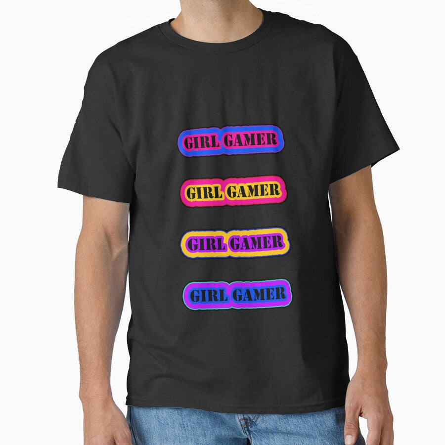 Girl Gamer Words Colorful Girl Gamer Text 3 of 4 by Beachy