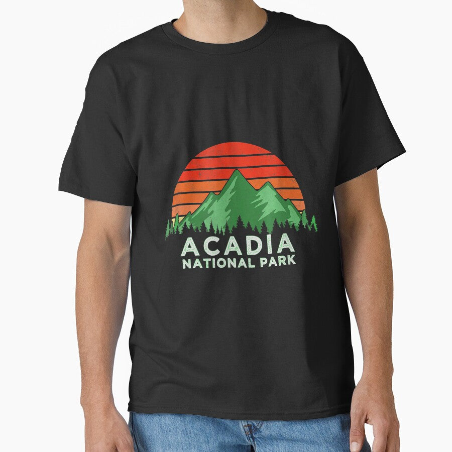 Retro Vintage Acadia National Park Souvenir by GracielaSimms