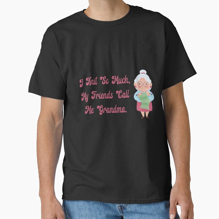 I knit so much, my friends call me Grandma. by Dominika Bednarska