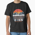 Zion National Park Vintage Sunset Travel/ Camping T Shirt/ Funnt T Shirt by quangduongutc