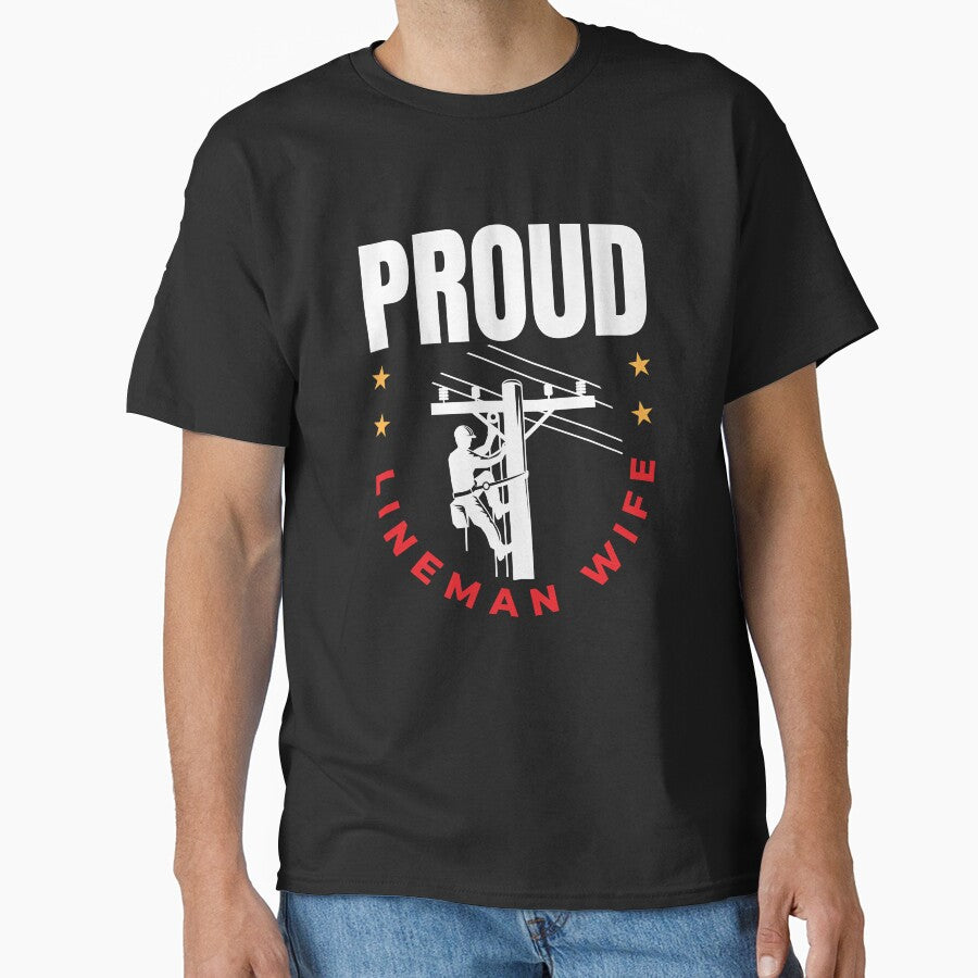 Proud Lineman Wife Line Worker by Maria Garcia