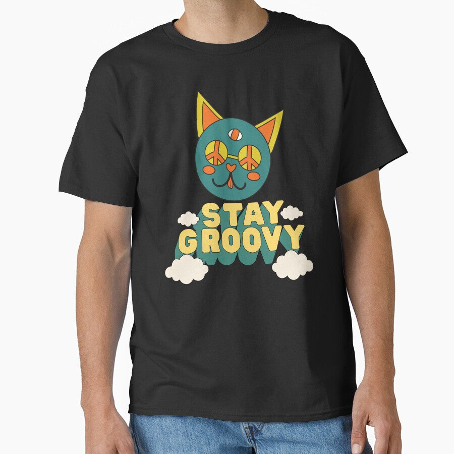 stay groovy retro design classic design by anandsiva2703