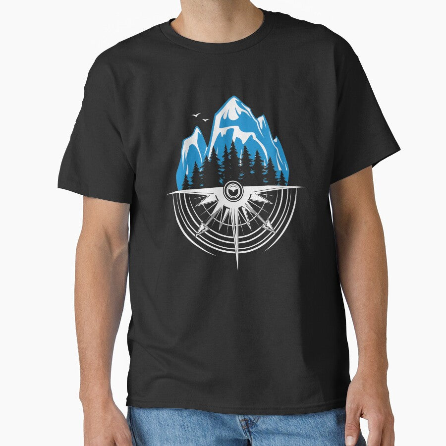 Hiking Camping Vintage Mountains | Funny Hiking Lover by simplife-art