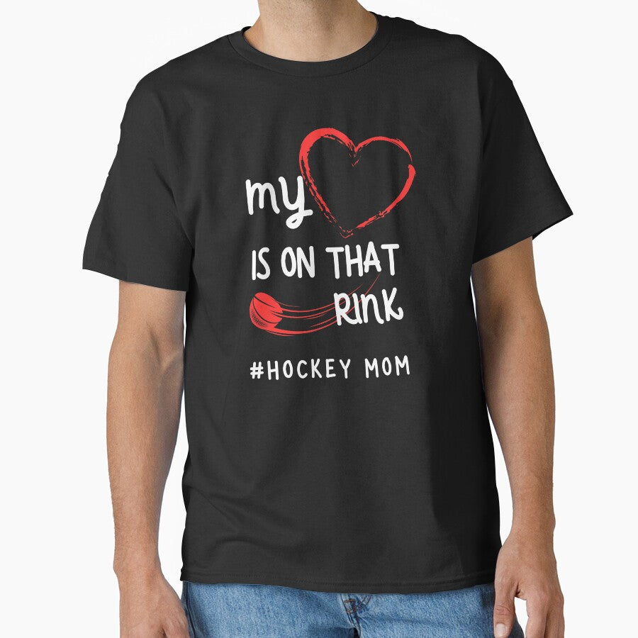 My Heart Is On That Rink Hockey Mom by chanonnut