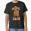 My Book Pile Has Legs – Funny Frog Book Lover by Bawek85Designs