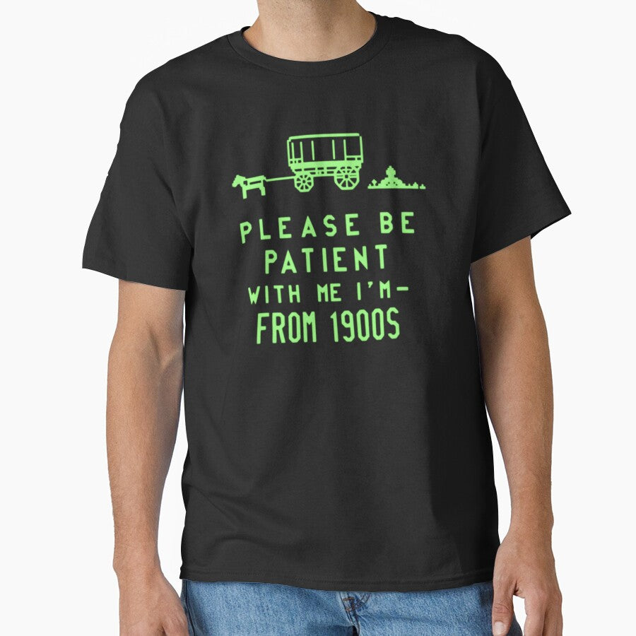 Please Be Patient With Me, I'm From 1900s Retro Neon Wagon by Alex Songs