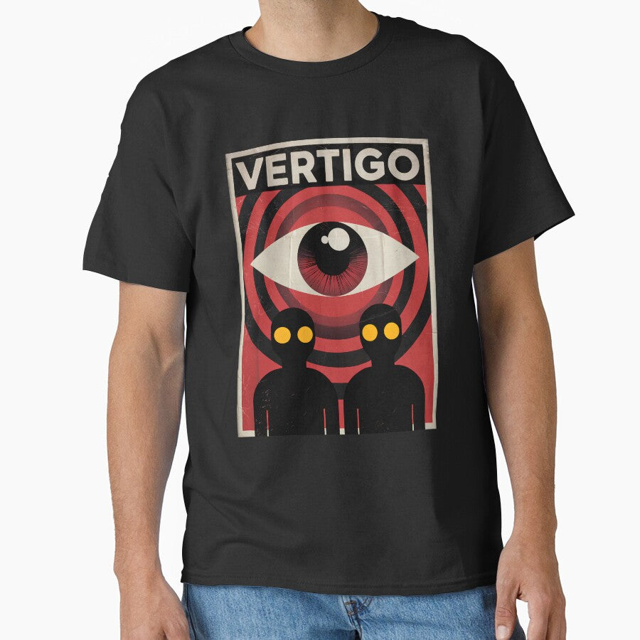 Vintage Cinema Inspired  Poster T-Shirt – Retro Film Noir Aesthetic by paulo silveira