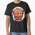 Kawaii Scottish Hairy Highland Cow by TomFrontierArt