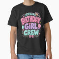 Official Birthday Girl Crew Pastel Party Vibes by Victor Shadehorn