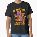Knitting Dragon - "I'm Knitting a V-Neck Pair of Socks" by Text2tee