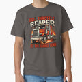 Full Throttle Reaper | Put The Hammer Down | Red Semi Truck Skeleton Art by NomadForge