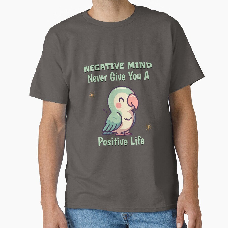 negative mind never give you a positive life Parrot by LemuellTrends