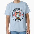 Cool Bad Boy Duck: 'Don't Duck With Me' - Funny and Violent Duck Design by Ali Doodles