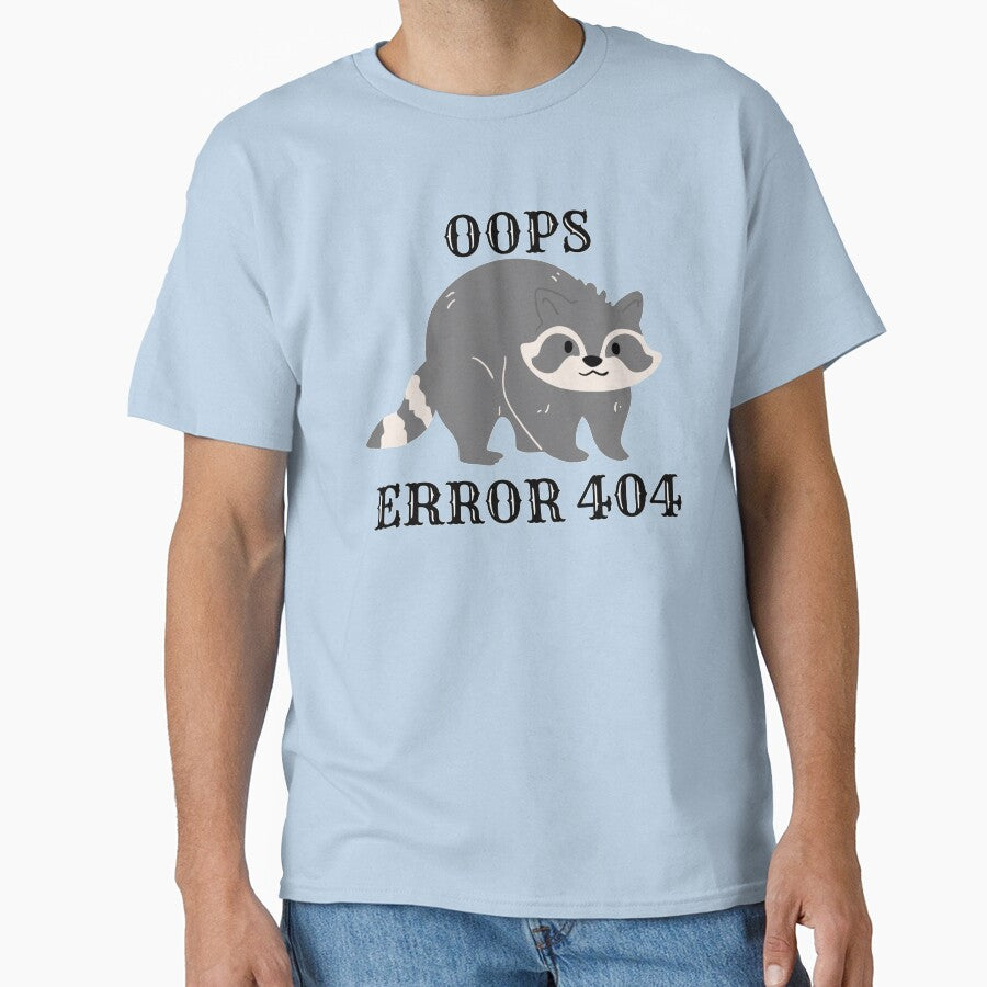 Oops error 404 raccoon - Internet by LukjanovArt