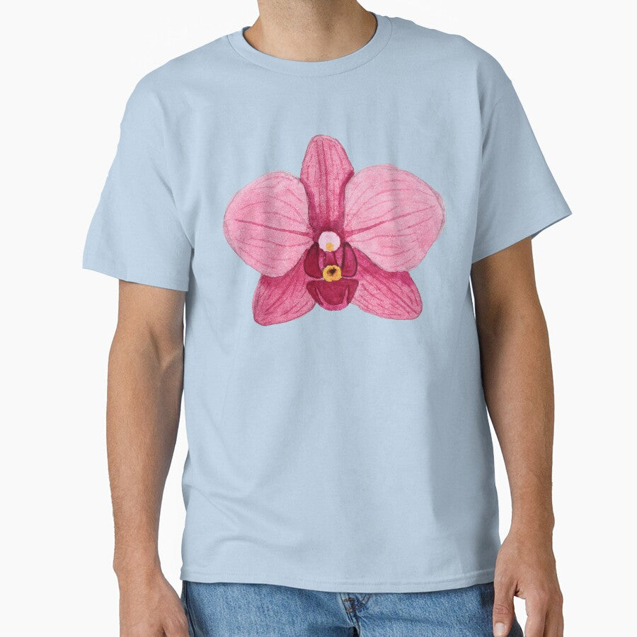 Butterfly orchid hand-painted with watercolor. by Greitas