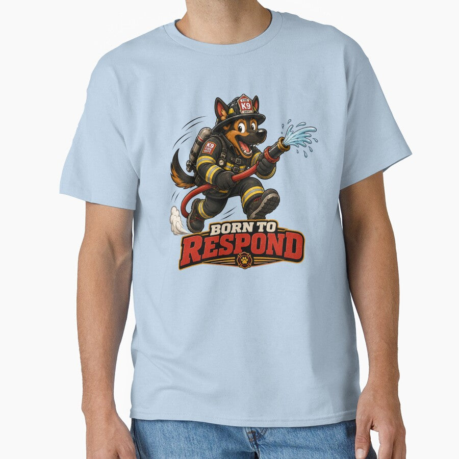 Born To Respond German Shepherd Firefighter by BigfeetLittlepaws