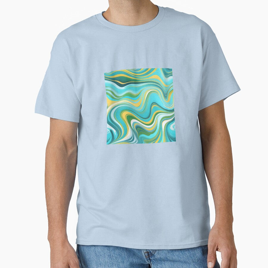 Groovy Liquid Pastel Swirls Abstract Lines Pattern Modern Retro Art 4 of 4 by Beachy
