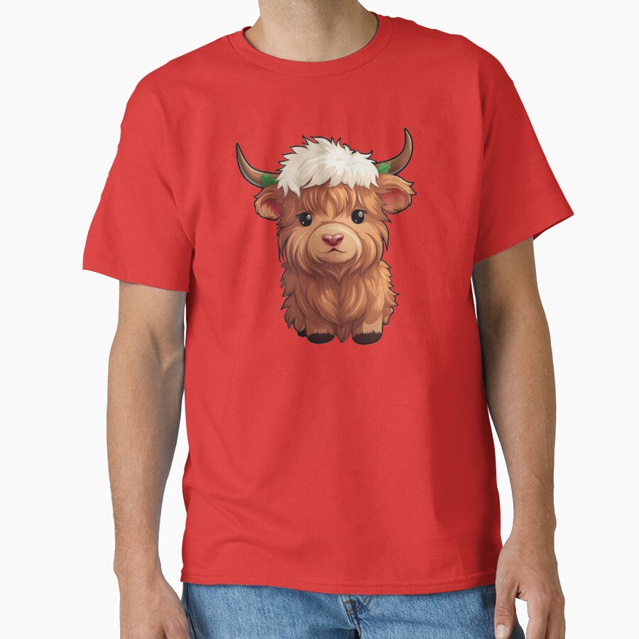 Christmas highland cow by Covent Vaughn
