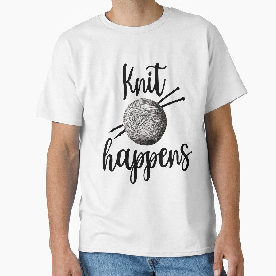Knit happens funny knitting by Doooriginals