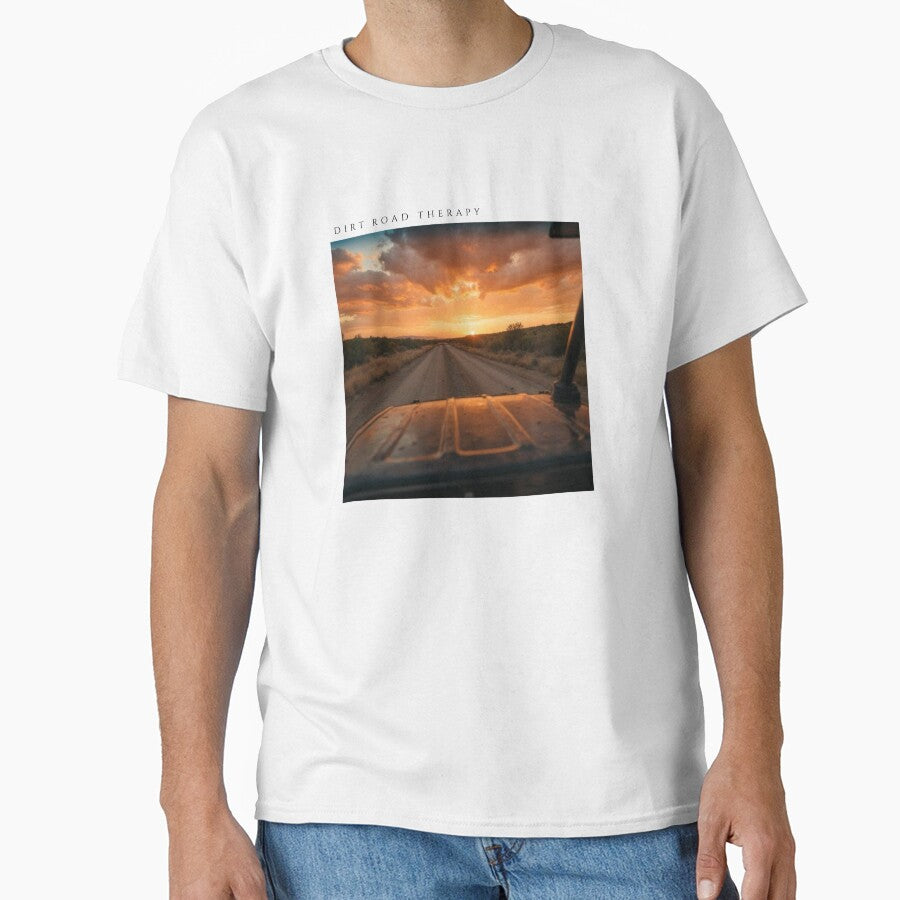 Dirt Road Therapy (white) by BackroadVibes