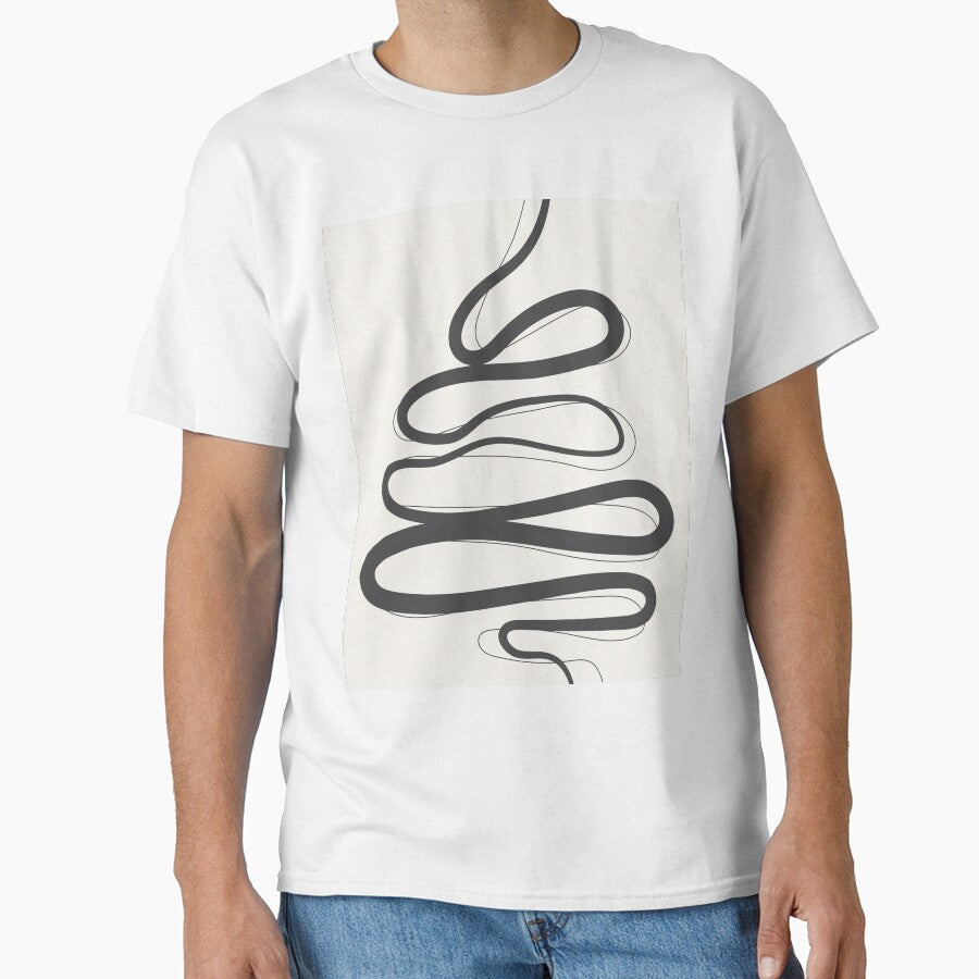 Minimalist Abstract Line Art 08-01 by PAPER MOON art & design
