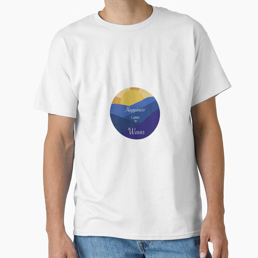 Happiness Comes in Waves by Hailey's Art