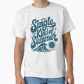 Single Kind of Summer Retro Design, Funny Single Girl Era, Beach Vibes, Hot Girl Summer by thesplitshop